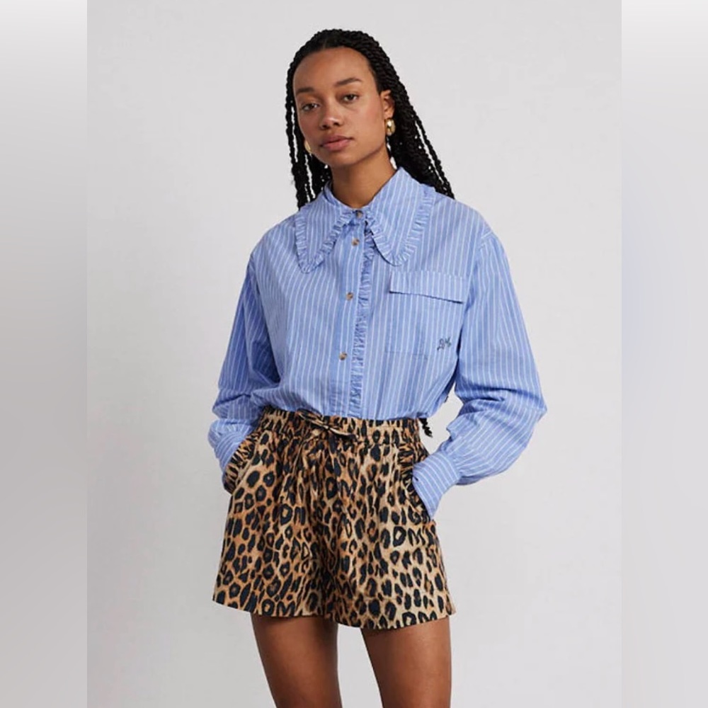 Damson Madder Leopard Shorts